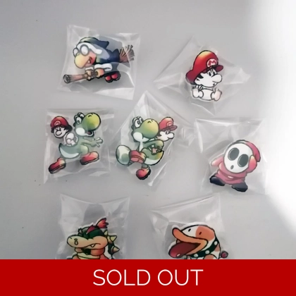 Yoshi's Island Pin Badge Bundle Yoshi's Island Pin Badge Bundle